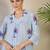 Women Striped Printed Pure Cotton A-Line Kurta with Trousers