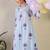Women Striped Printed Pure Cotton A-Line Kurta with Trousers