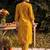Women Ethnic Motifs Printed Regular Linen Kurta with Trousers & With Dupatta