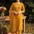 Women Ethnic Motifs Printed Regular Linen Kurta with Trousers & With Dupatta