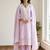 Women Ethnic Motifs Embroidered Regular Thread Work Pure Cotton Kurta with Trousers & With Dupatta