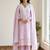 Women Ethnic Motifs Embroidered Regular Thread Work Pure Cotton Kurta with Trousers & With Dupatta
