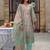 Floral Embroidered Beads and Stones Straight Kurta With Trousers & Dupatta