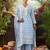 Women Ethnic Motifs Embroidered Thread Work Cotton Kurta with Trousers & Dupatta