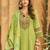 Women Floral Regular Thread Work Linen Kurta with Trousers & With Dupatta