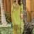 Women Floral Regular Thread Work Linen Kurta with Trousers & With Dupatta