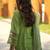 Women Floral Regular Thread Work Linen Kurta with Trousers & With Dupatta