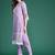 Floral Embroidered Thread Work Pure Cotton Kurta with Trousers & With Dupatta