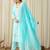 Women Ethnic Motifs Embroidered Regular Chikankari Pure Cotton Kurta with Trousers & With Dupatta