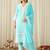Women Ethnic Motifs Embroidered Regular Chikankari Pure Cotton Kurta with Trousers & With Dupatta
