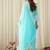Women Ethnic Motifs Embroidered Regular Chikankari Pure Cotton Kurta with Trousers & With Dupatta
