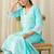 Women Ethnic Motifs Embroidered Regular Chikankari Pure Cotton Kurta with Trousers & With Dupatta