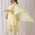 Floral Embroidered V-Neck Thread Work Pure Cotton Kurta with Trousers & Dupatta