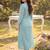 Women Floral Embroidered Panelled Thread Work Pure Cotton Kurta with Trousers & With Dupatta