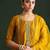 Women Embroidered Regular Sequinned Kurta with Trousers & With Dupatta