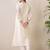 Floral Printed Pleated Round Neck Pure Cotton A-Line Kurta With Trousers