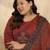 Plus Size Motifs Printed Regular Pure Cotton Kurta with Trousers & With Dupatta
