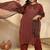 Plus Size Motifs Printed Regular Pure Cotton Kurta with Trousers & With Dupatta