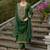 Ethnic Motifs Yoke Design Straight Kurta with Trousers & Dupatta