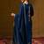 Ethnic Motifs Embroidered V-Neck Jacquard Straight Kurta With Trousers & Dupatta