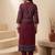 Women Ethnic Motifs Printed Regular Mirror Work Pure Cotton Kurta with Trousers & With Dupatta