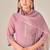 Purple linen printed hand embroidery kurta set with dupatta