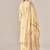 Yellow linen printed hand embroidery kurta set with dupatta