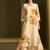 Yellow linen printed hand embroidery kurta set with dupatta