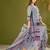 Blue cotton printed hand embroidery kurta set with dupatta