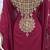 Premium Burgundy Kaftan Heavy Gold Embroidery Sequin Bead Work Elegant Long Farasha Dresses