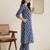 Women Paisley Printed Panelled Mirror Work Pure Cotton Kurta with Trousers