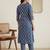 Women Paisley Printed Panelled Mirror Work Pure Cotton Kurta with Trousers