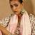 Floral Printed V-Neck Pure Cotton Straight Kurta with Trousers & With Dupatta