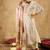 Floral Printed V-Neck Pure Cotton Straight Kurta with Trousers & With Dupatta