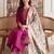 Women Floral Regular Thread Work Kurta with Trousers & With Dupatta