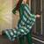 Bottle green printed & embroidered viscose silk patiala salwar suit set with dupatta