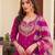 Rani printed & embroidered viscose silk patiala salwar suit set with dupatta