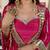 Rani embroidered viscose zari kurta set with real kutch mirror work & sharara