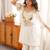 White embroidered viscose zari kurta set with real kutch mirror work & sharara