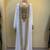 Elegant White & Gold Embroidered Traditional Kaftan – Luxury Moroccan/Arabian Style Dress