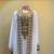 Elegant White & Gold Embroidered Traditional Kaftan – Luxury Moroccan/Arabian Style Dress