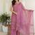 Pink Women Floral Printed Cotton Kurta with Trousers & Dupatta