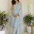 Grey Women Floral Printed Cotton Kurta with Trousers & Dupatta