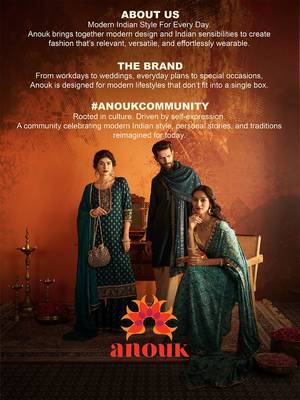 Purple Floral Embroidered Sequinned Empire A-Line Anarkali Cotton Kurta With Trousers & Dupatta 8
