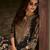 Black Ethnic Motifs Printed Silk Blend Straight Kurta With Trousers & Dupatta