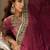 Rani Pink Ethnic Motifs Embroidered Regular Thread Work Silk Blend  Kurta with Trousers & With Dupatta