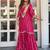 Women's pink viscose embroidered straight kurti set for women with sharara