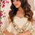 Women's off white viscose embroidered straight kurti set for women with sharara