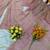 Women's peach silk blend embroidered kurta set with palazzo and dupatta