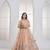 Peach Floral Embroidered Net Wear Lehenga Choli